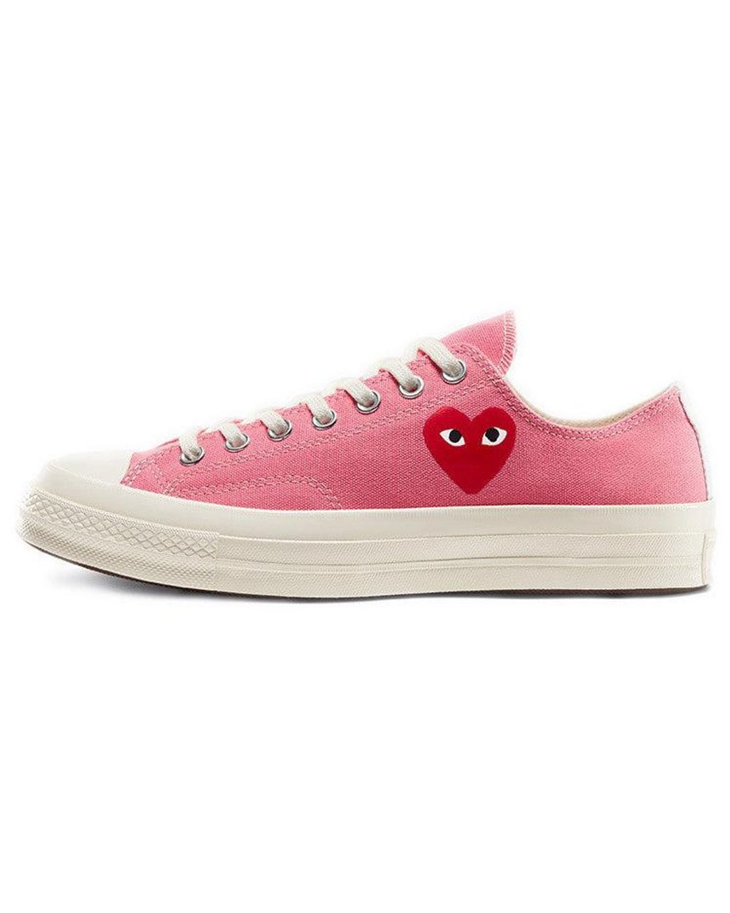 Converse Pink X Comme Des Garcons Play Chuck 70 Low 'Bright' for men