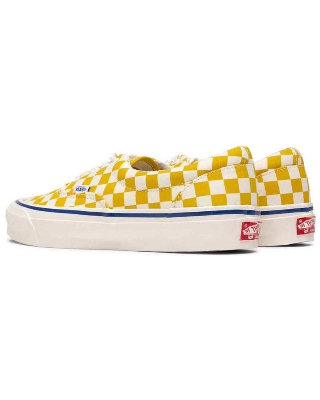Vans Yellow Og Era Lx 'Checkerboard for men