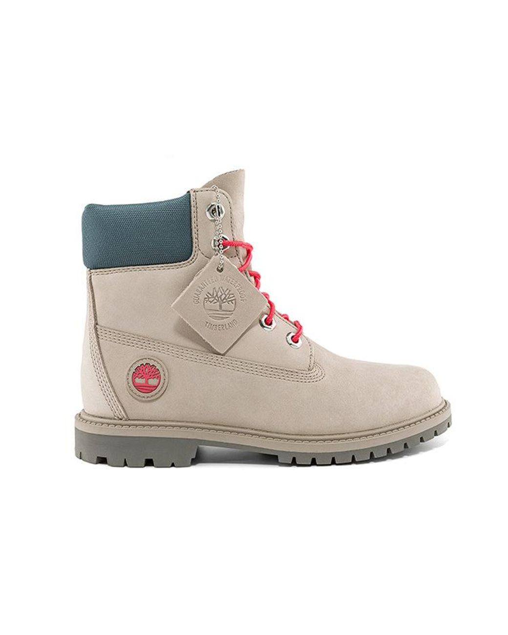 Timberland Gray (Wmns) Heritage 6 Inch Boots Nubuck'