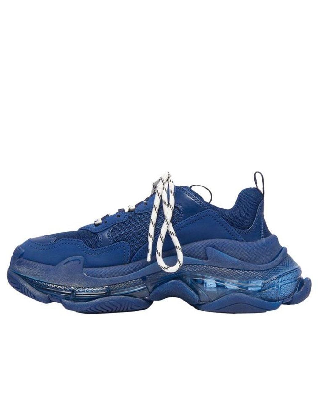 Balenciaga Blue (Wmns) Triple S 'Clear Sole'