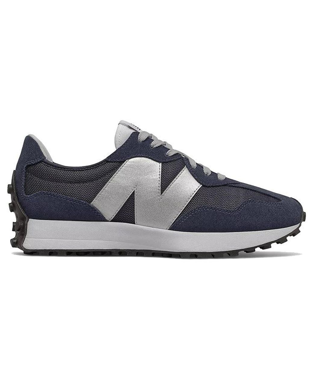New Balance Blue 327 'Natural Metallic' for men