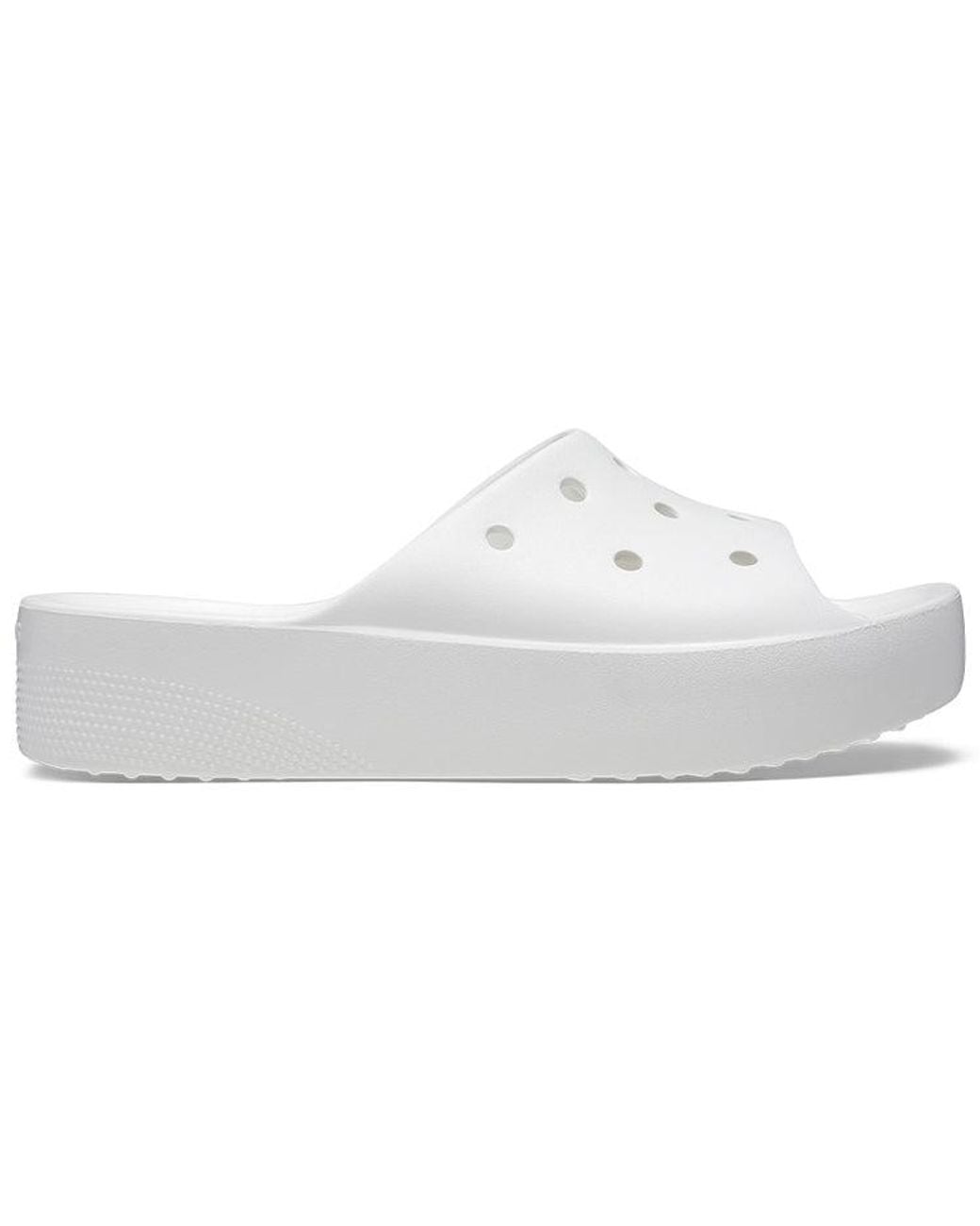 CROCSTM White (Wmns) Classic Platform Sandals