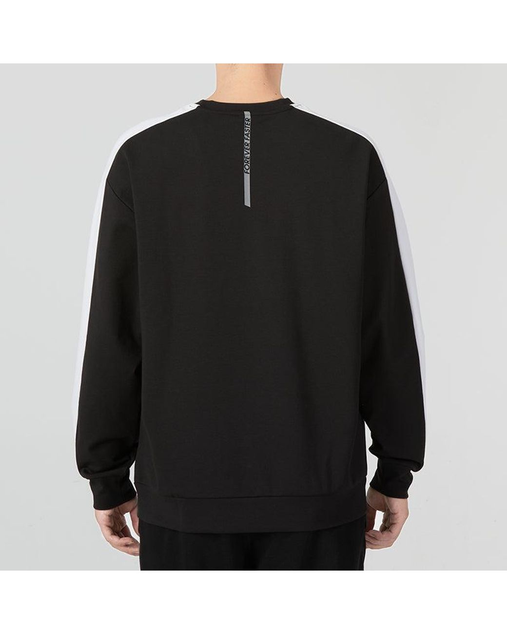 PUMA Black Suit Crew Neck Logo Sweatshirt for men