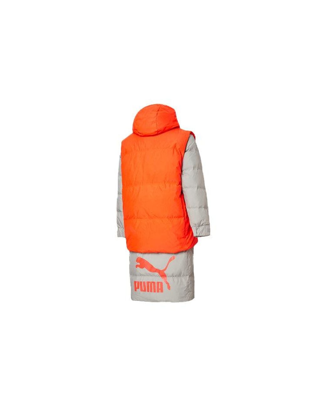 PUMA Orange Layer Down Jacket for men