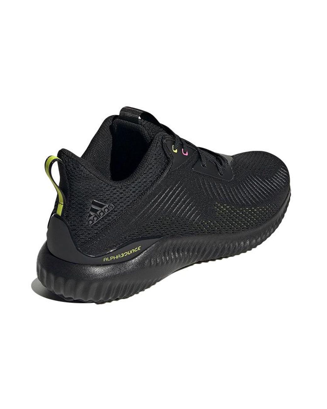 Adidas Black Alphabounce Ek Acid' for men