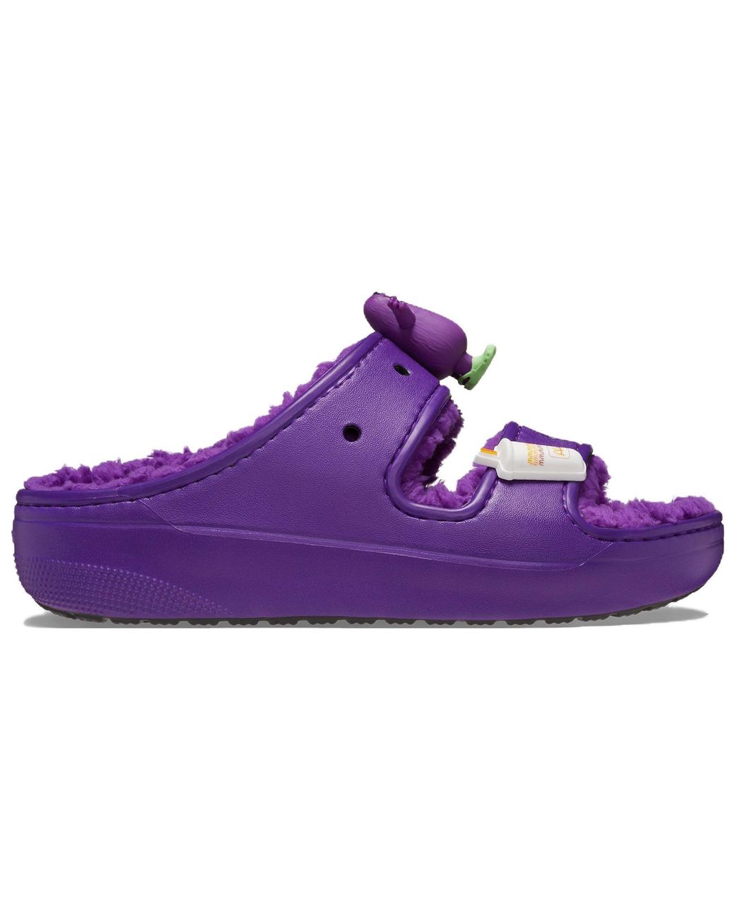 CROCSTM Purple Classic Cozzzy Sandal 'Mcdonald's Grimace'