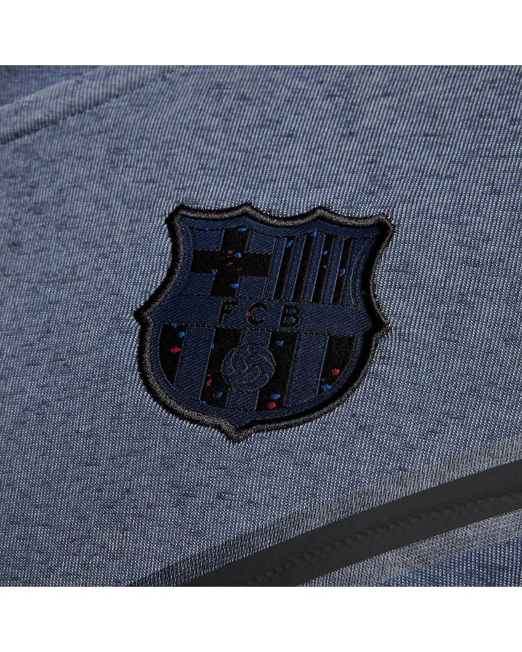 Nike Blue F.C. Barcelona Tech Fleece Windrunner Jacket for men