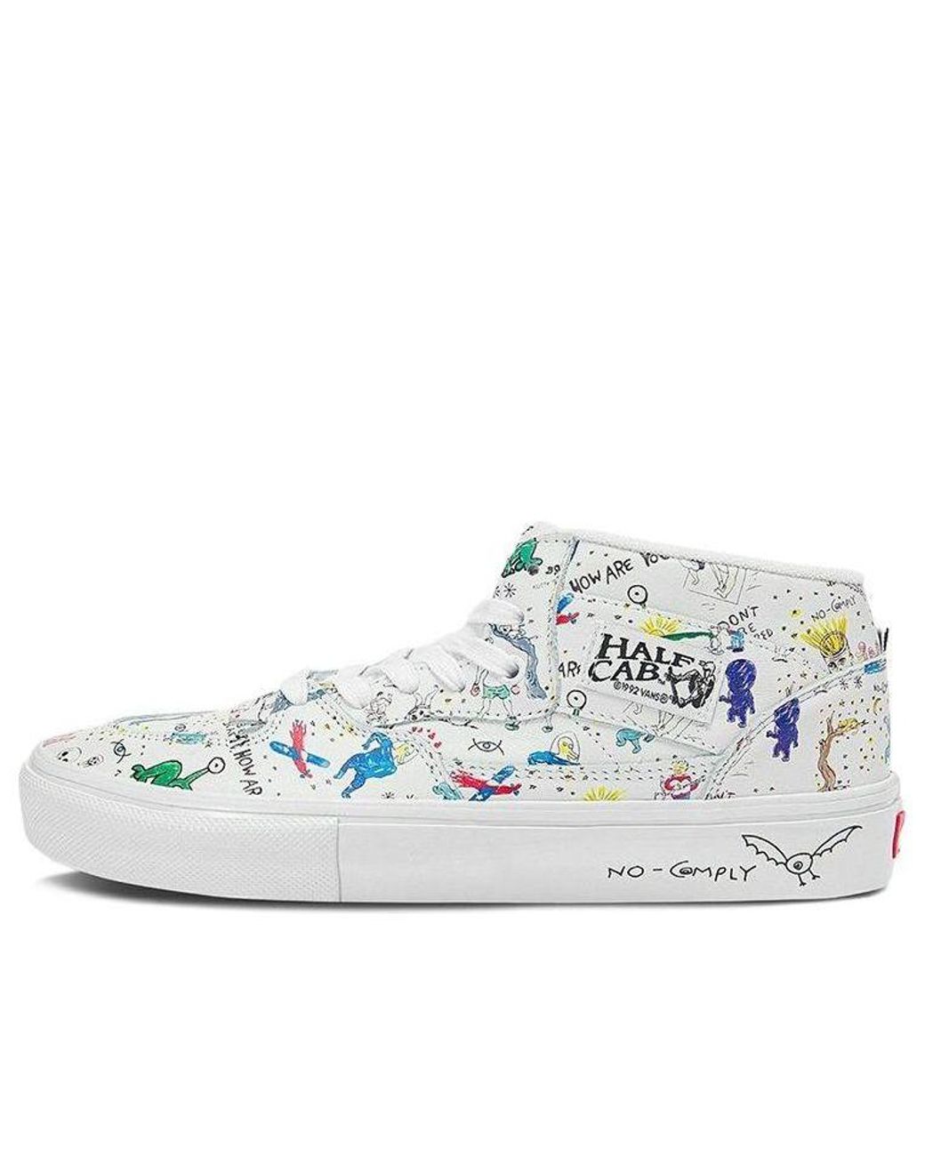 Vans Blue No-Comply X Daniel Johnston X Skate Half Cab for men