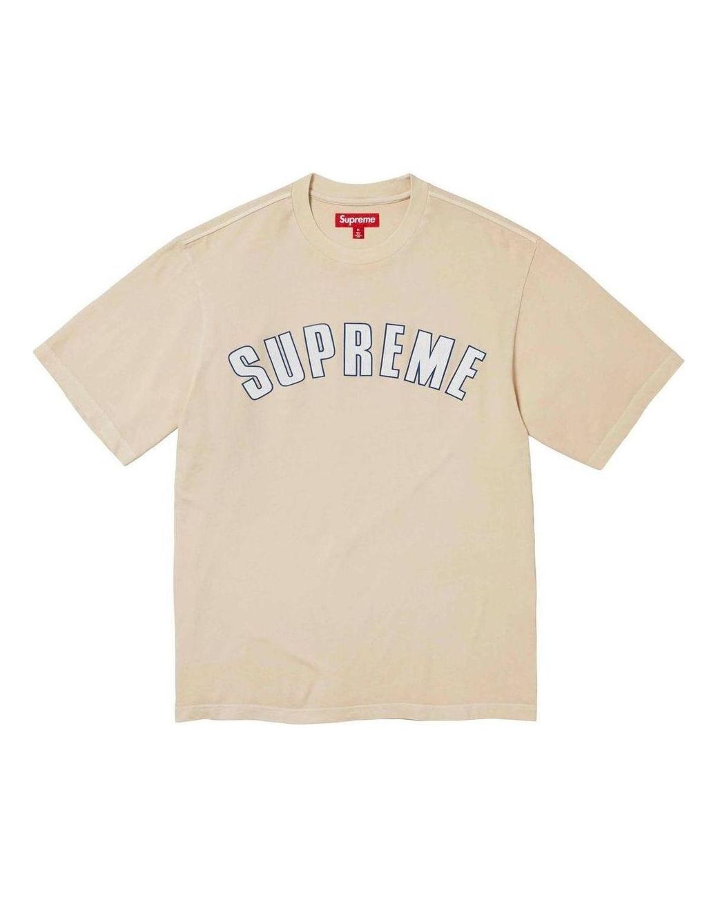 Supreme Natural Cracked Arc S/S Top for men
