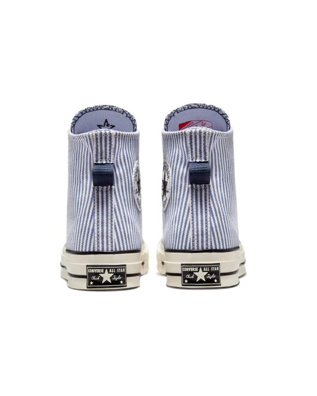 Converse Blue Chuck 70 High 'Washed Hickory Stripes' for men