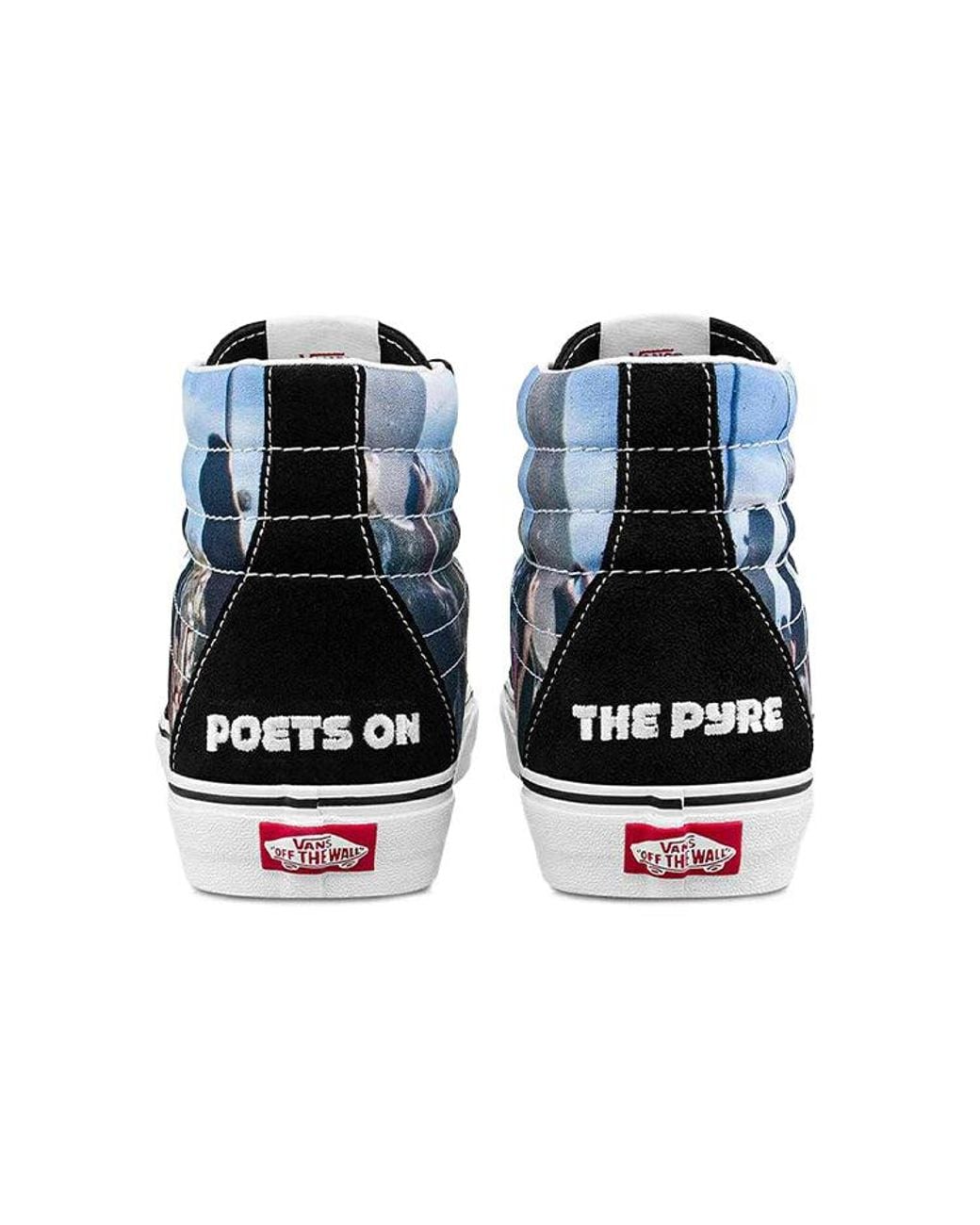 Vans Blue Moca X Frances Stark X Sk8-Hi 'Poets On The Pyre Iii, 2015'