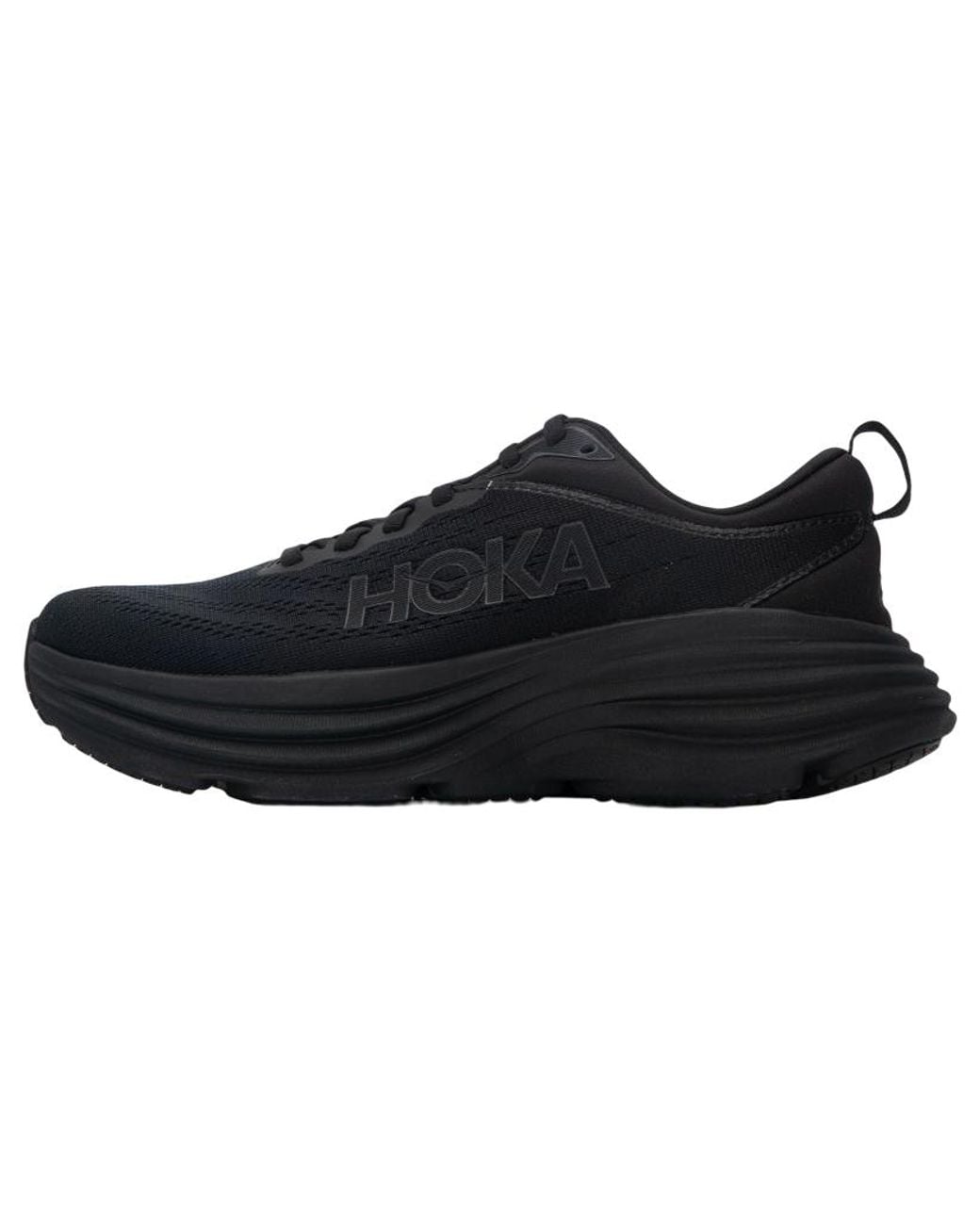 Hoka One One Black (Wmns) Bondi 8 Wide 'Triple'