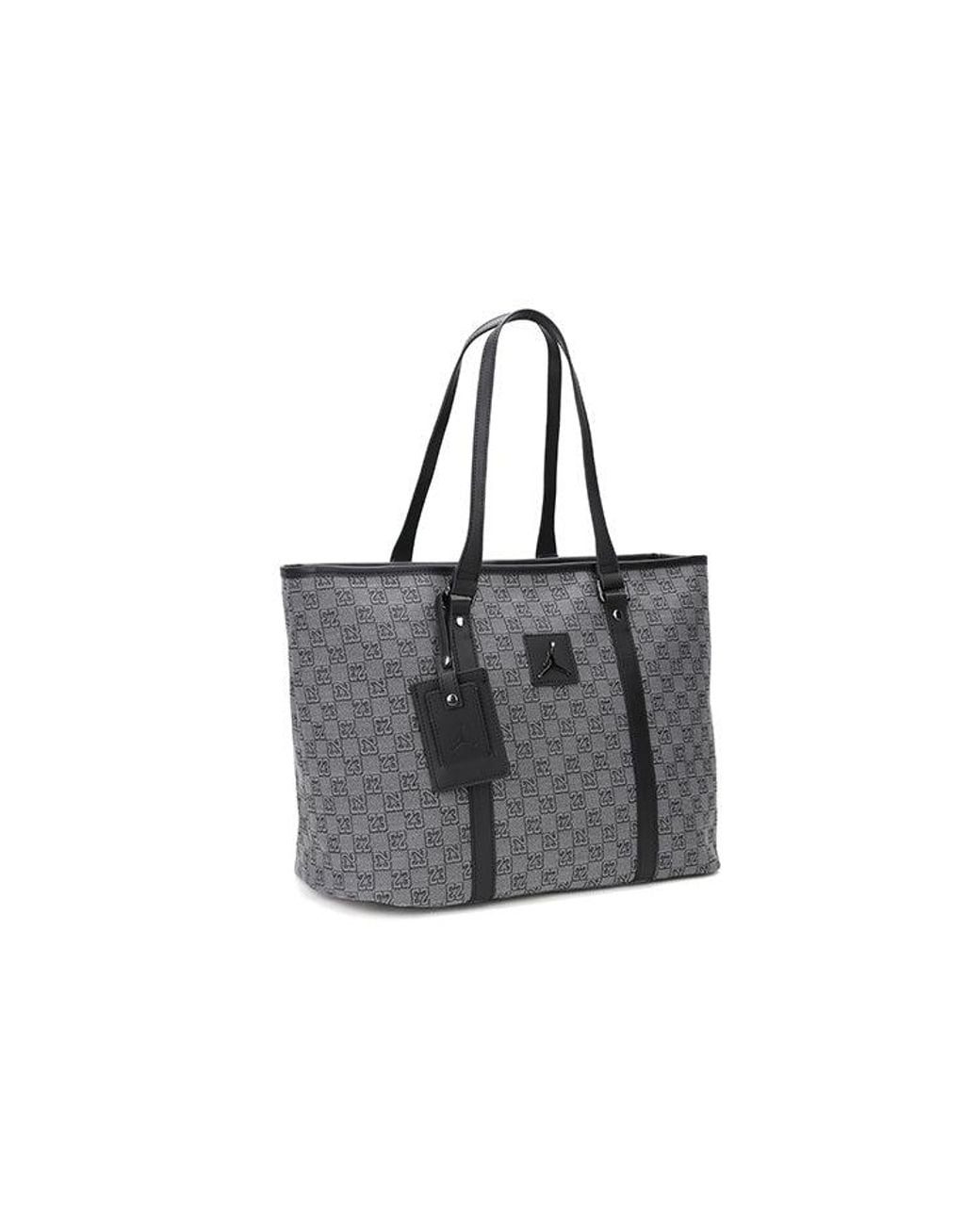 Nike Gray Monogram Tote Bag (32L) for men