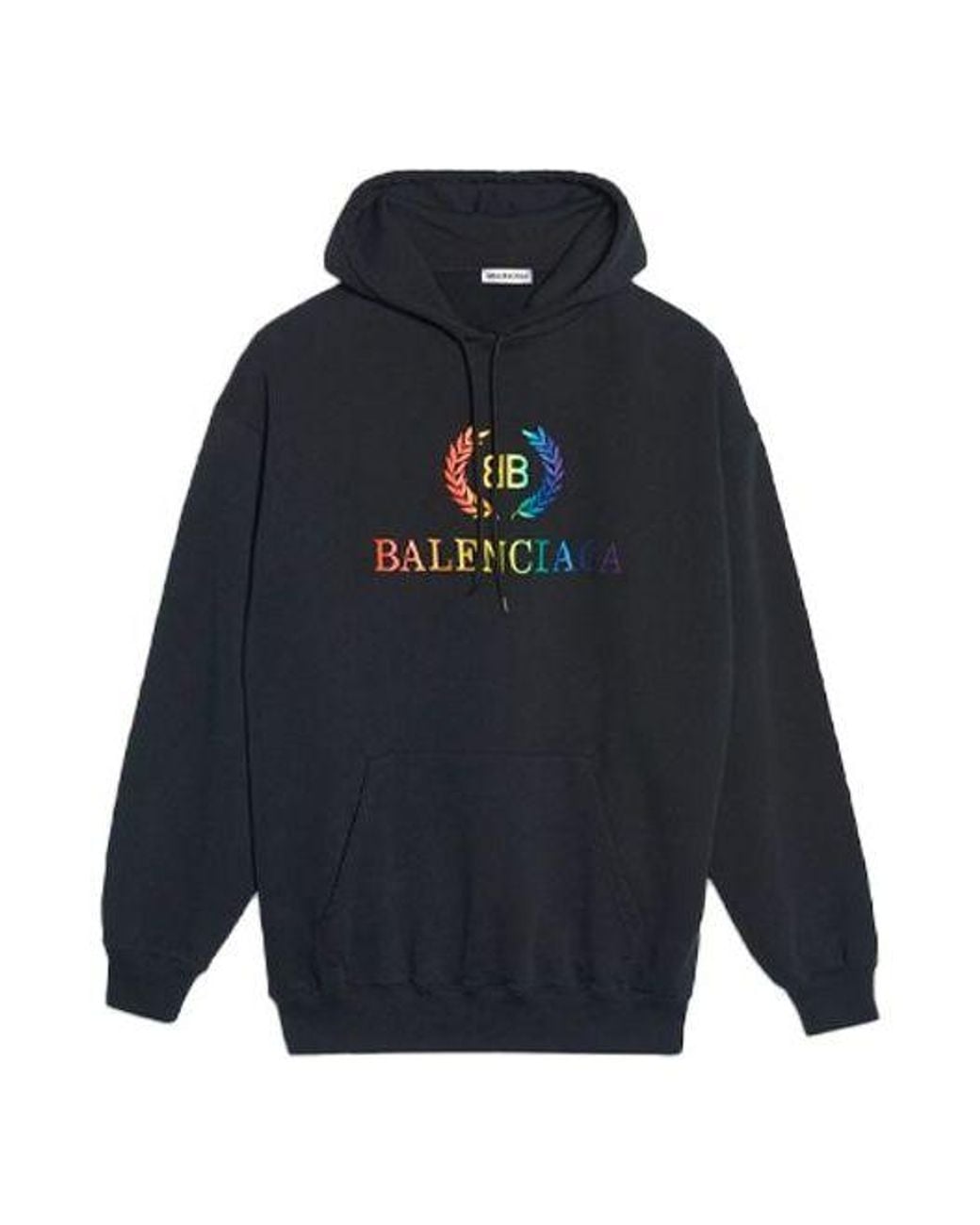 Balenciaga Blue (Wmns) Embroidered Hoodie