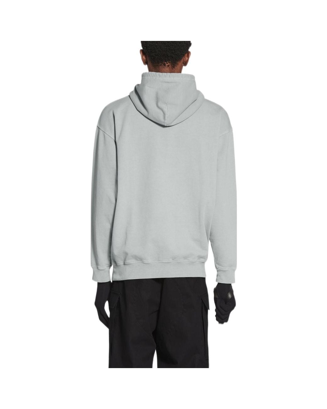 Balenciaga Gray Bb Medium Fit Hoodie