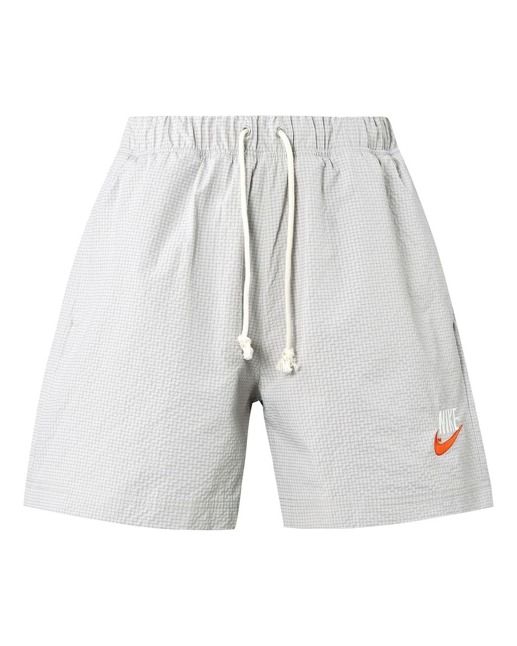 Nike Multicolor Sportswear Solid Color Logo Micro Mark Waterproof Woven Sports Shorts for men