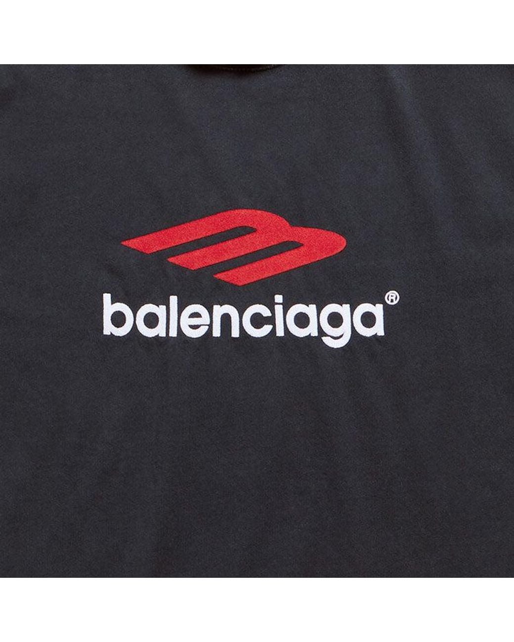 Balenciaga Black 3B Sports Icon T-Shirt for men