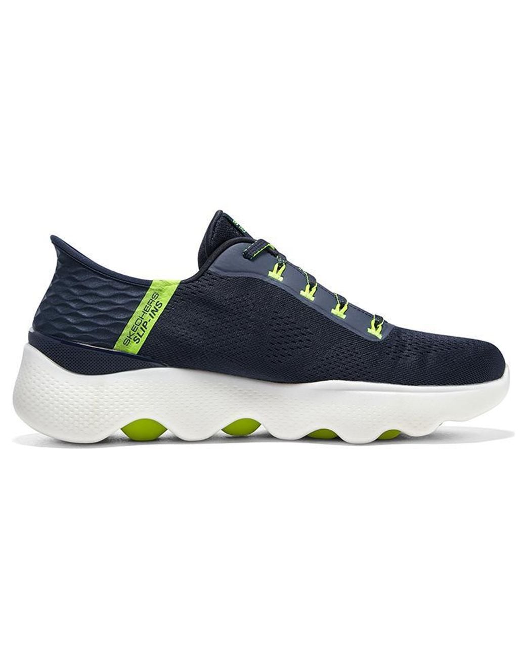 Skechers Blue Go Walk Massage Fit Lime' for men