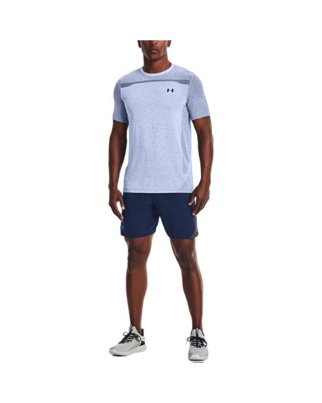 Under Armour Blue Elevated Woven Sports Shorts for men