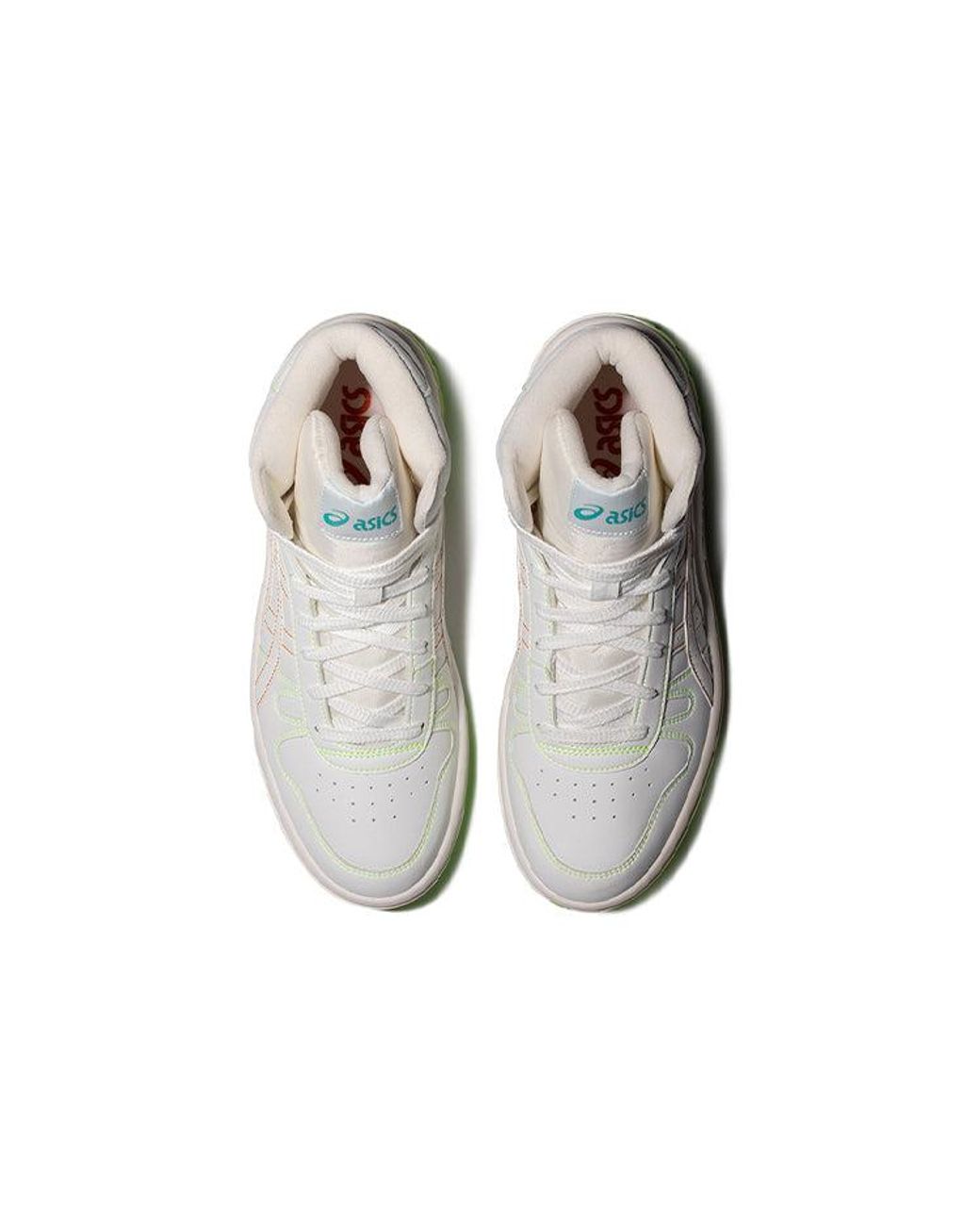 Asics White Court Mz-Hi High-Top Sneakers