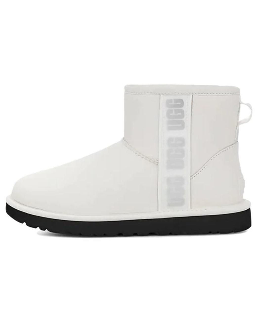 Ugg White (Wmns) Classic Mini Side Logo Boot 'Ultra Matte'