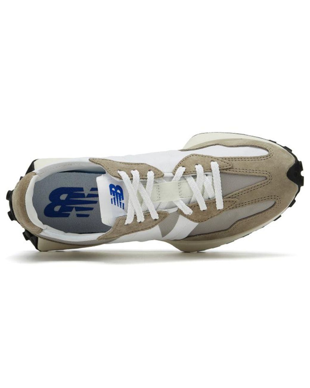 New Balance White 327 'Mushroom' for men