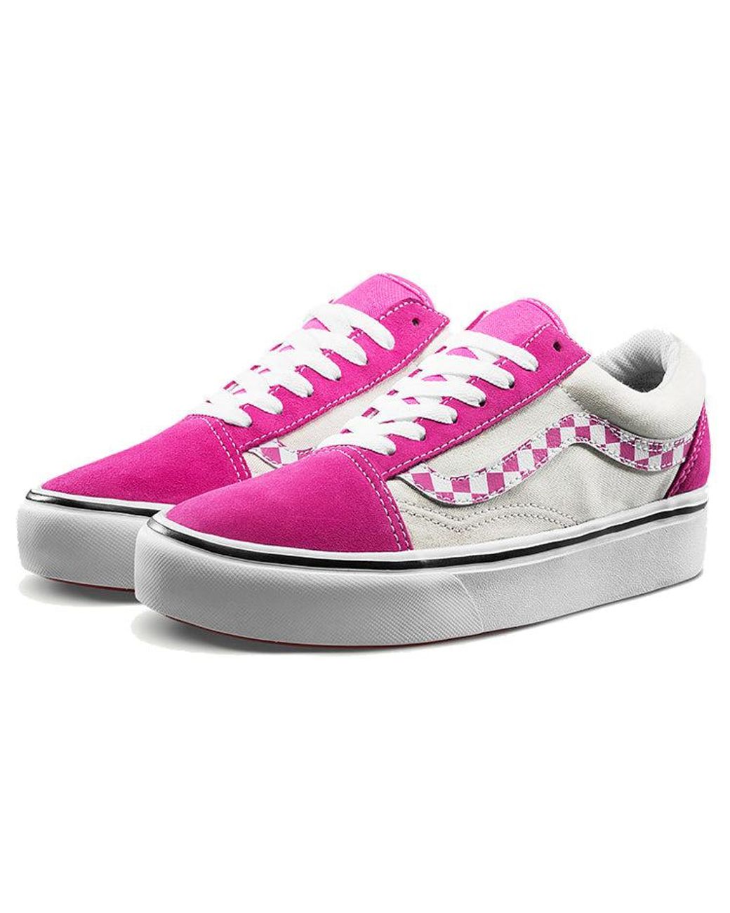 Vans Pink Comfycush Old Skool 'Sidestripe Carmine Rose' for men