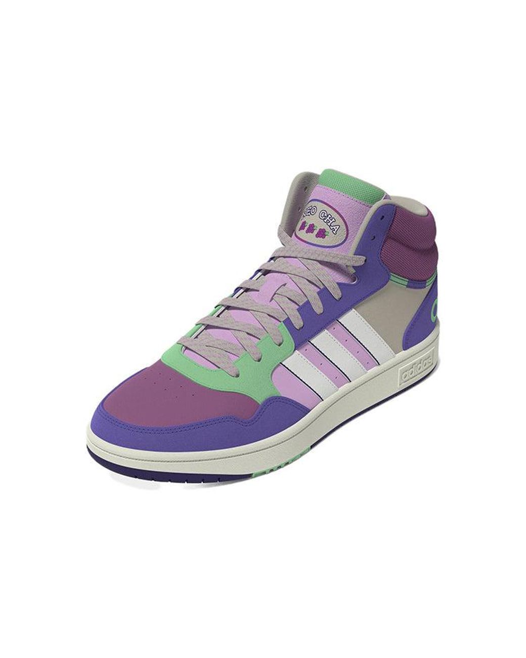 Adidas Blue (Wmns) Hoops 3.0 Mid