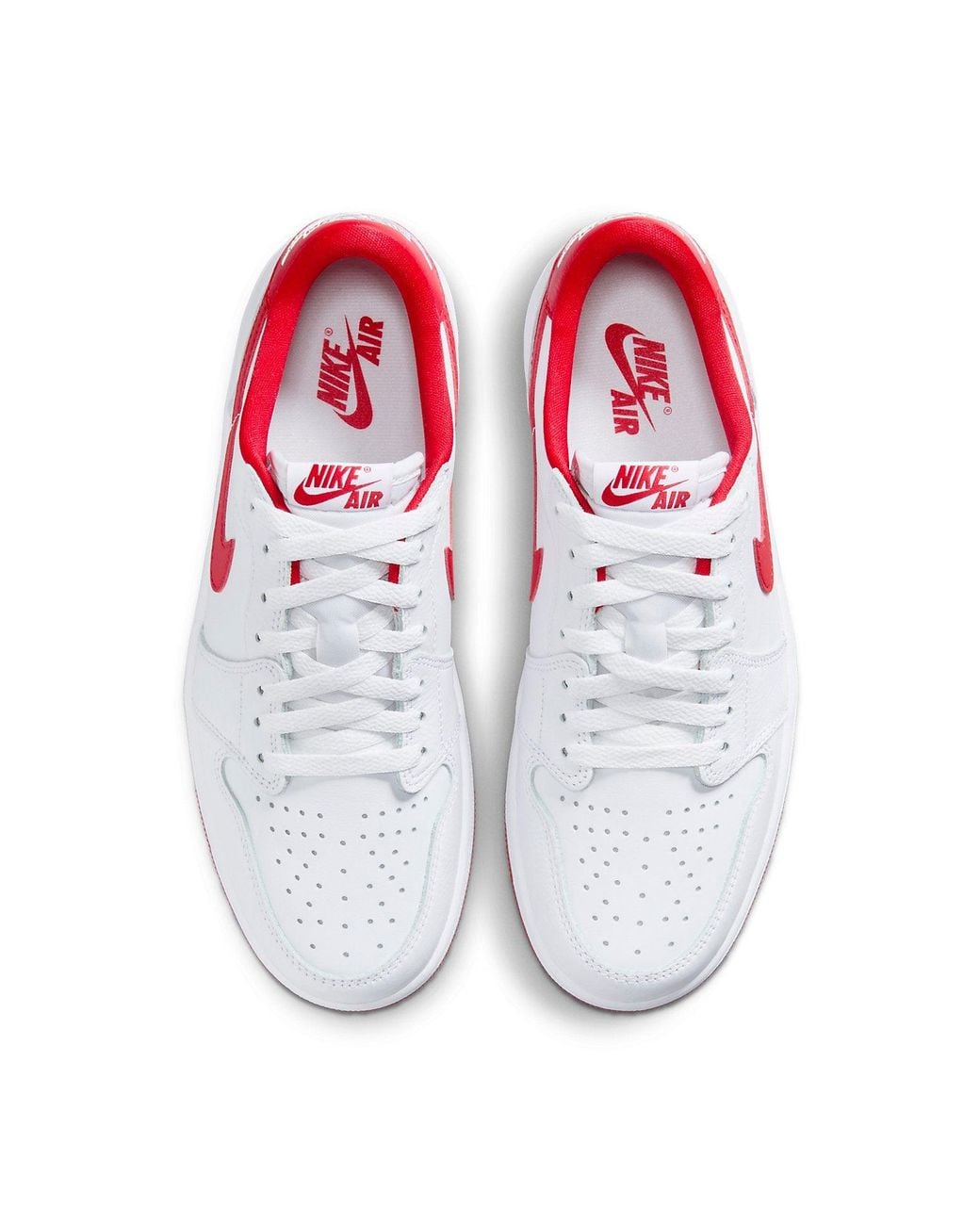 Nike White 1 Retro Low Og 'University' for men