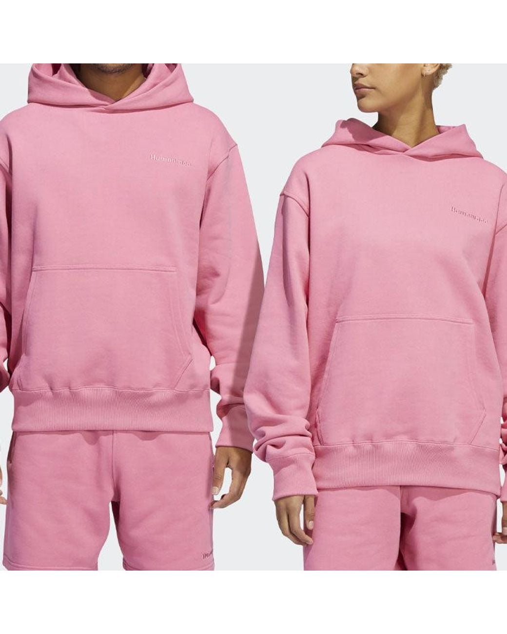 Adidas Pink X Pharrell Basic Sports Hoodie