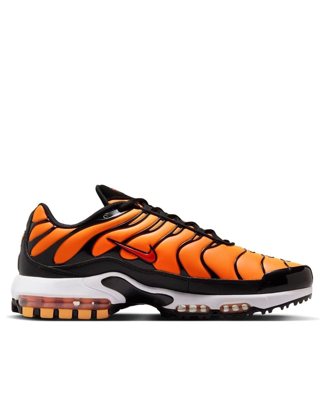 Nike Orange Air Max Plus G Golf Shoes for men