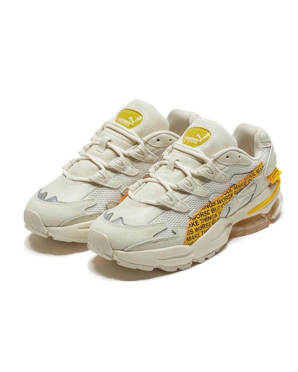 PUMA White Randomevent X Cell Alien Asparagus' for men