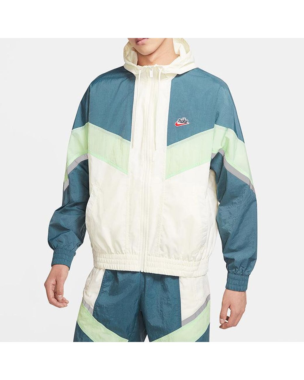 Nike Blue Sportswear Windrunner+ Hooded Jacket for men