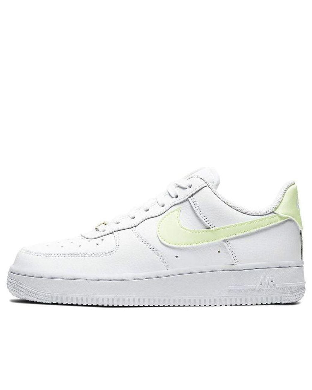 Nike White (Wmns) Air Force 1 Low Barely Volt'