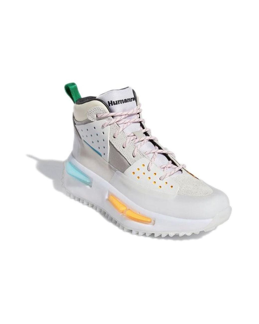 Adidas White X Pharrell Hu Nmd_S1 Ryat 'Core' for men