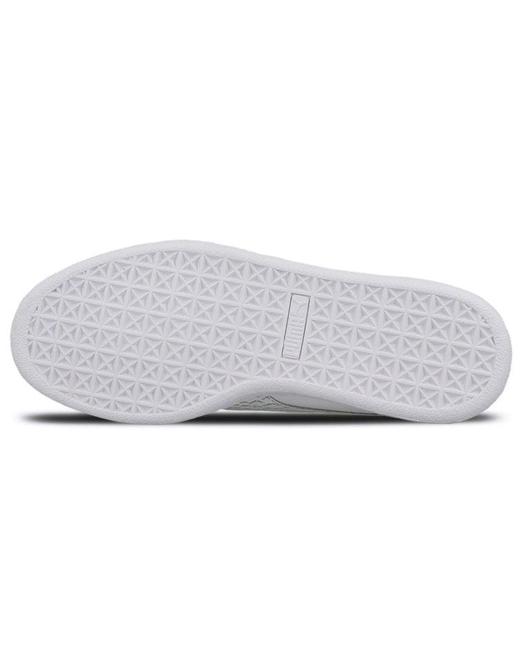 PUMA White (Wmns) Basket Heart Oceanaire Leisure Board Shoes