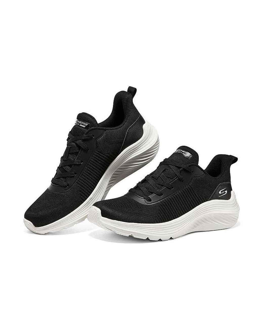 Skechers Black (Wmns) Bobs Squad Waves