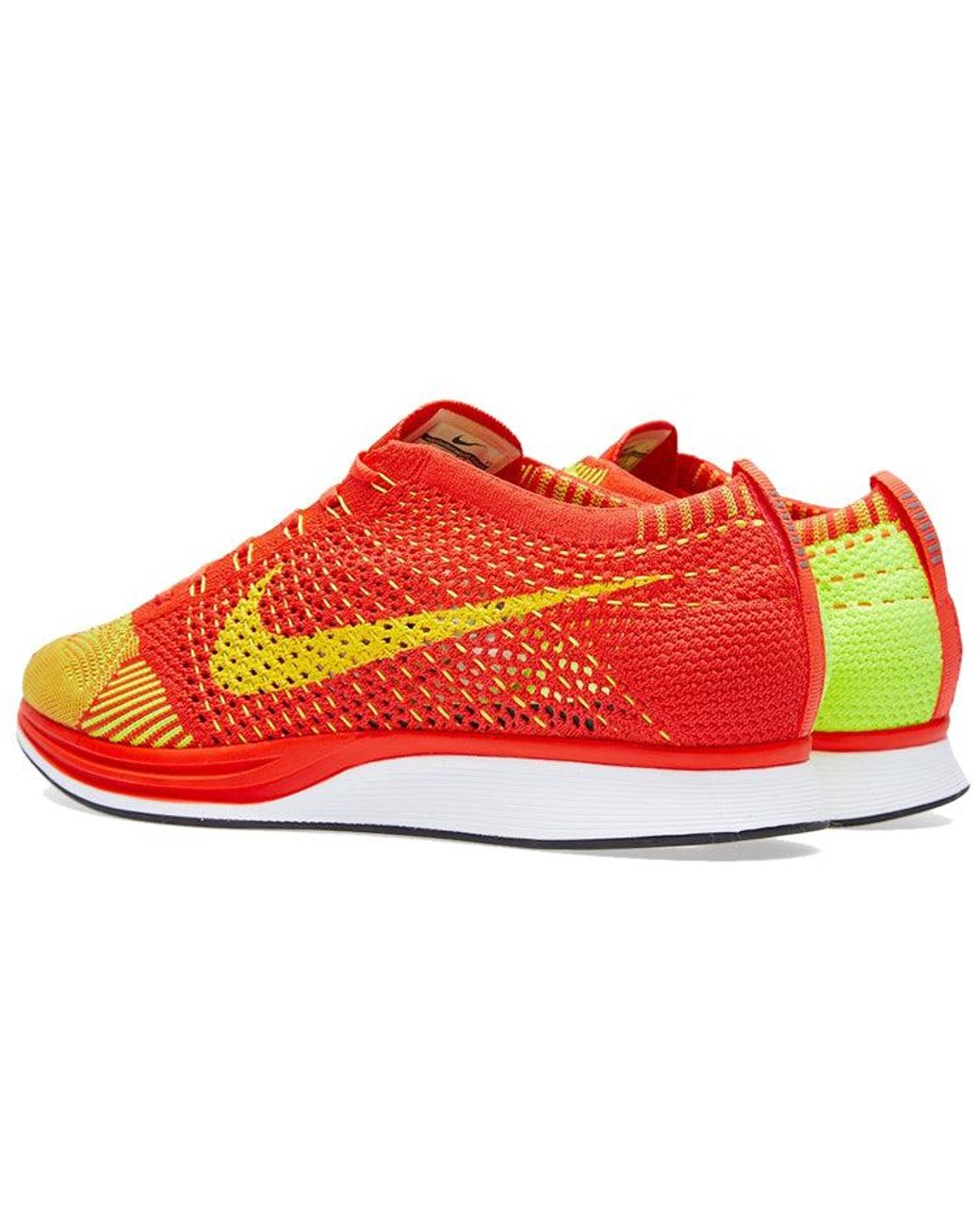 Nike Red Flyknit Racer 'Bright Crimson' for men