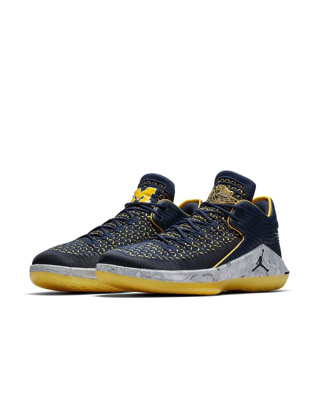 Nike Blue 32 Low 'Michigan Wolverines' for men