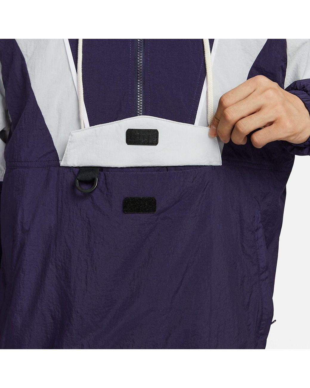 Nike Blue Woven Basketball Jackets for men