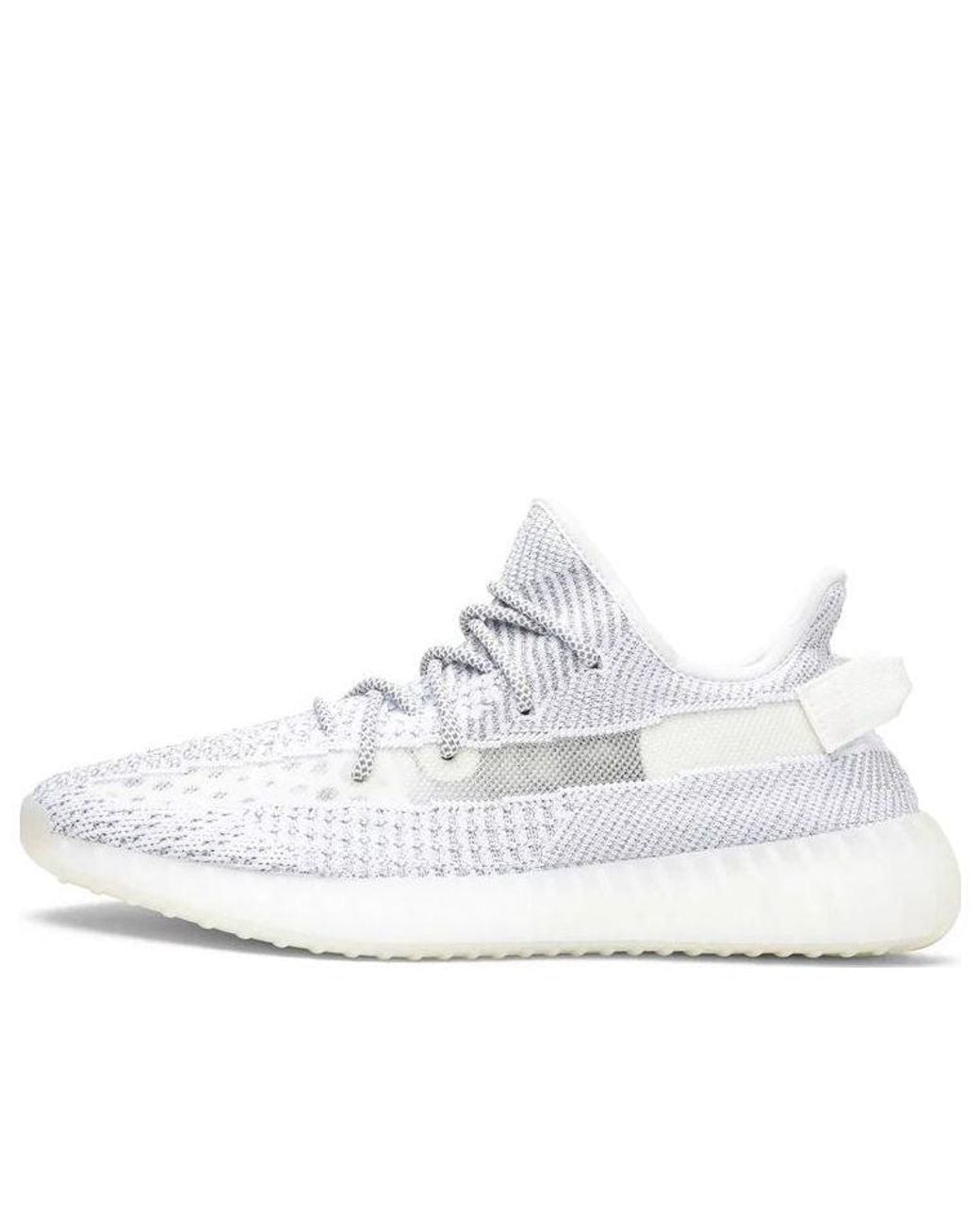 Adidas White Yeezy Boost 350 V2 'Static Reflective' for men
