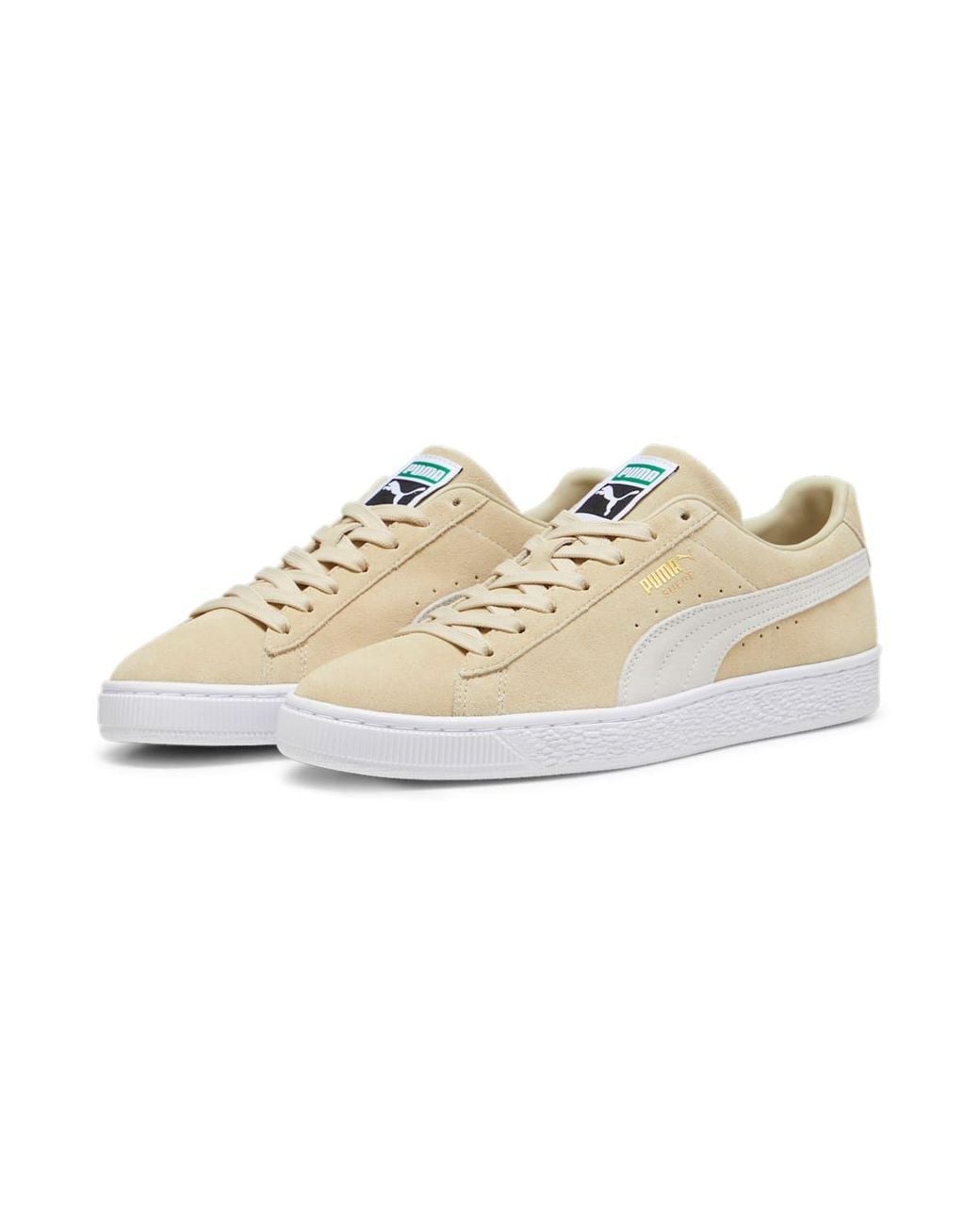 PUMA White Suede Classic Xxi 'Putty' for men