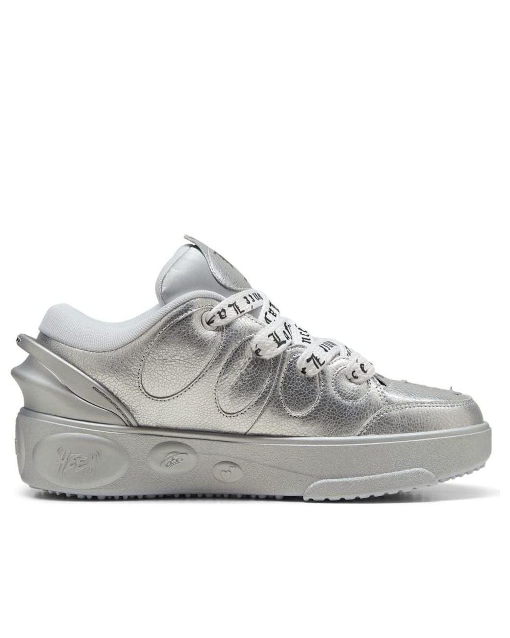 PUMA Gray Lamelo Ball La France Mist' for men