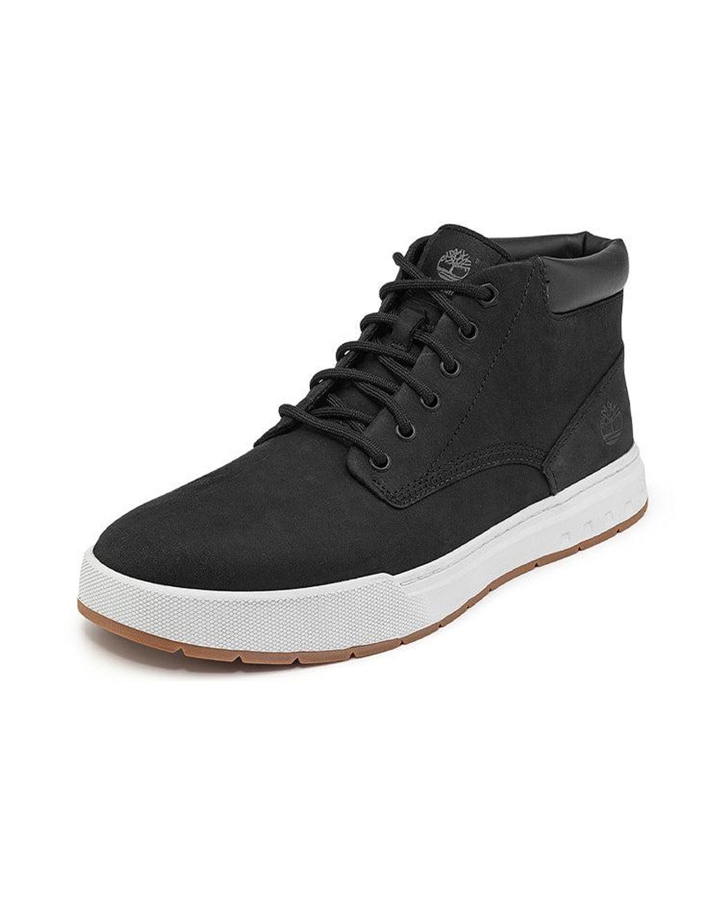 Timberland Black Maple Grove Wide Fit Leather Chukka Boots for men