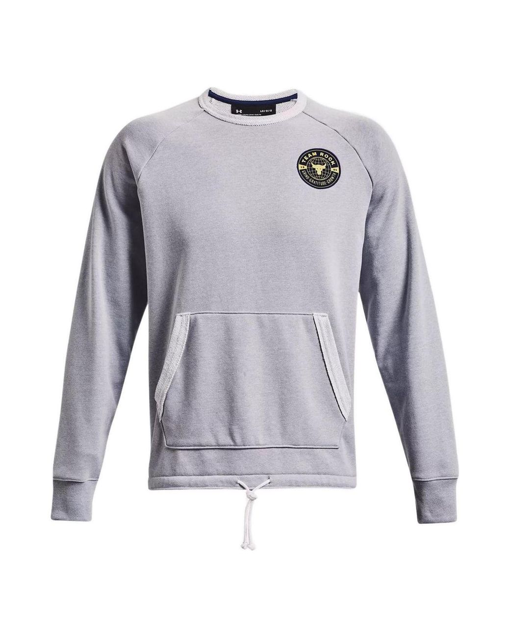 Under Armour Purple Project Rock Heavyweight Terry Sweatshirt for men