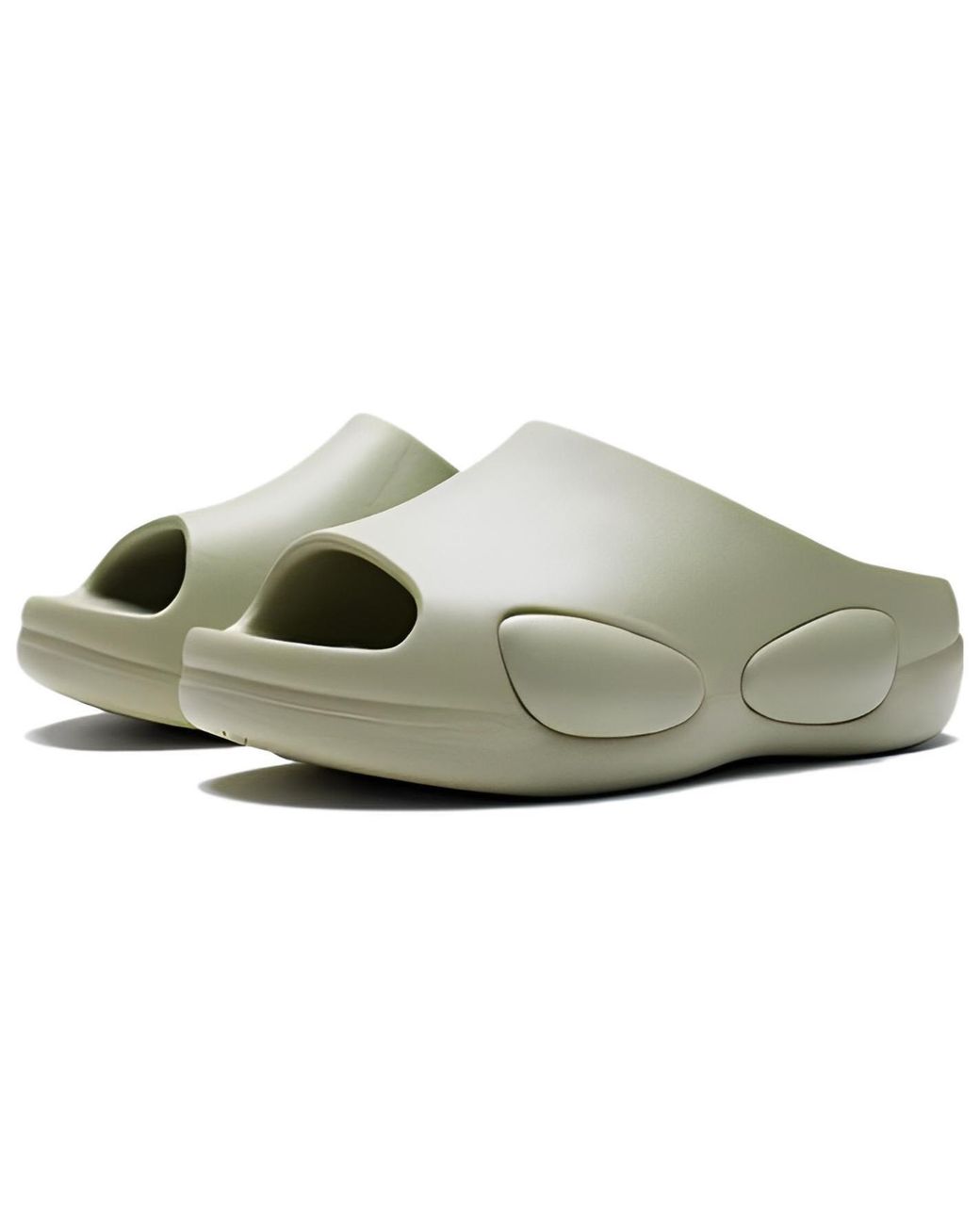 Li-ning Green Counterflow Shock Absorption Sports Slippers for men