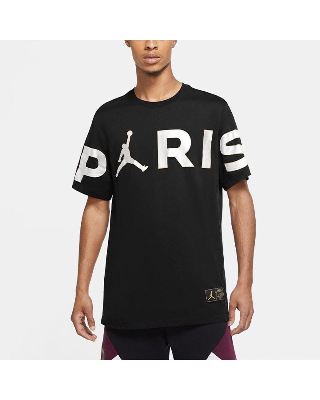 Nike Blue Wordmark Paris Saint-Germain Large Logo Printing Casual Sports for men