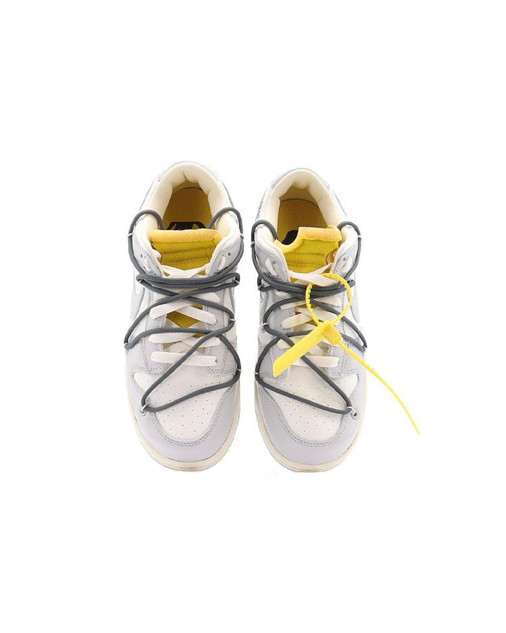 Nike White X Off- Dunk Low 'Lot 41 Of 50' for men