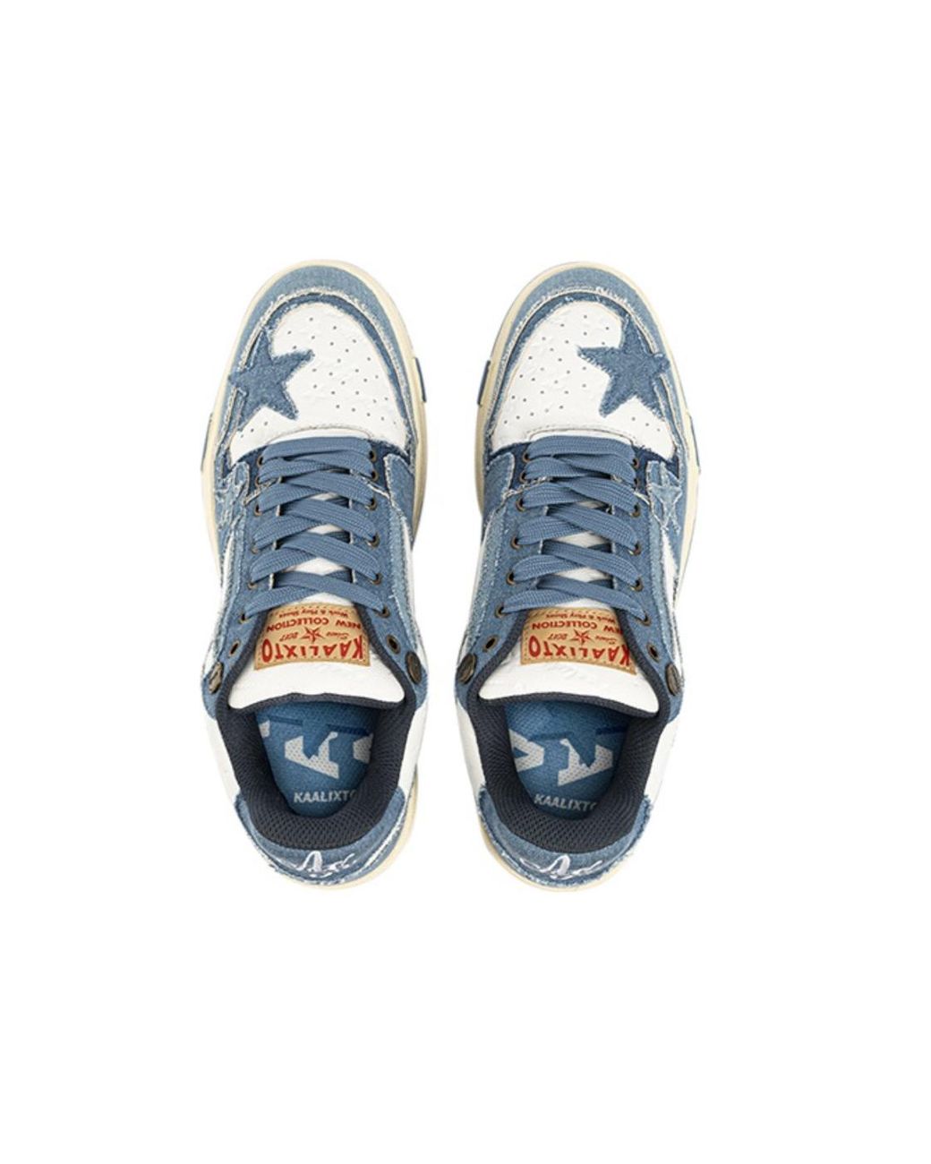 KAALIXTO Blue Skateboarding Mid 'Wrangler Stars Rodeo' for men