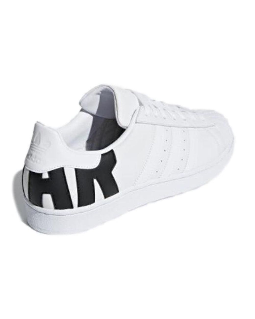 Adidas White Superstar 'Big Logo' for men